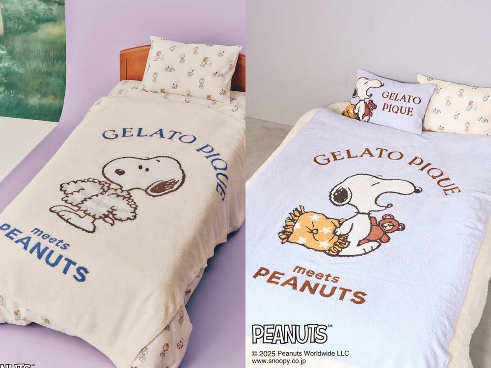 這波真的忍不了！GELATO PIQUE史努比聯名可愛爆擊！軟綿睡衣、襪子...連小孩外套我都要！-8