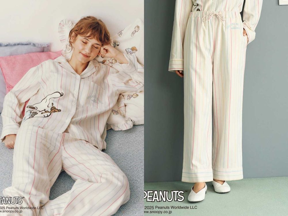 這波真的忍不了！GELATO PIQUE史努比聯名可愛爆擊！軟綿睡衣、襪子...連小孩外套我都要！-10