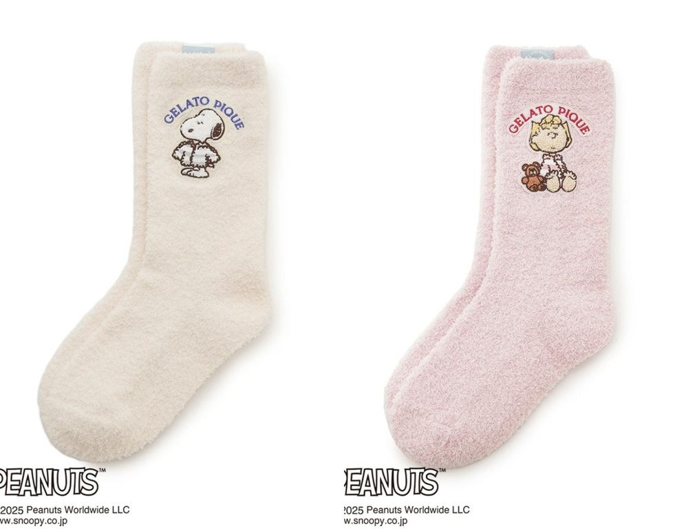 這波真的忍不了！GELATO PIQUE史努比聯名可愛爆擊！軟綿睡衣、襪子...連小孩外套我都要！-12