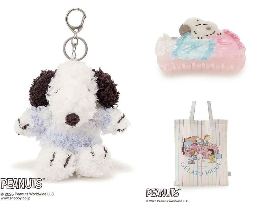 這波真的忍不了！GELATO PIQUE史努比聯名可愛爆擊！軟綿睡衣、襪子...連小孩外套我都要！-14