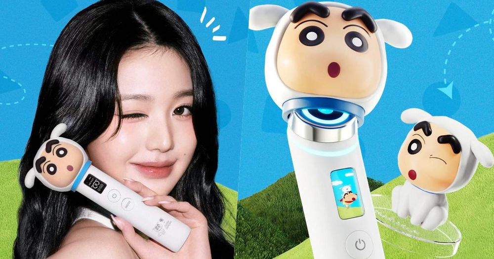 與張員瑛的美肌距離只差一台美容儀！Medicube x 蠟筆小新夢幻連動「小新小白收納頭套、公仔」可愛到想整套收藏！-1