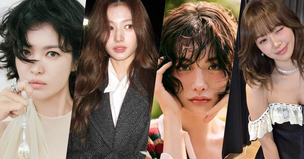 2025韓星超慵懶燙髮示範！宋慧喬、SANA、Winter都這樣燙，短中長髮都適用，不挑臉型、燙完質感直接拉滿！-1