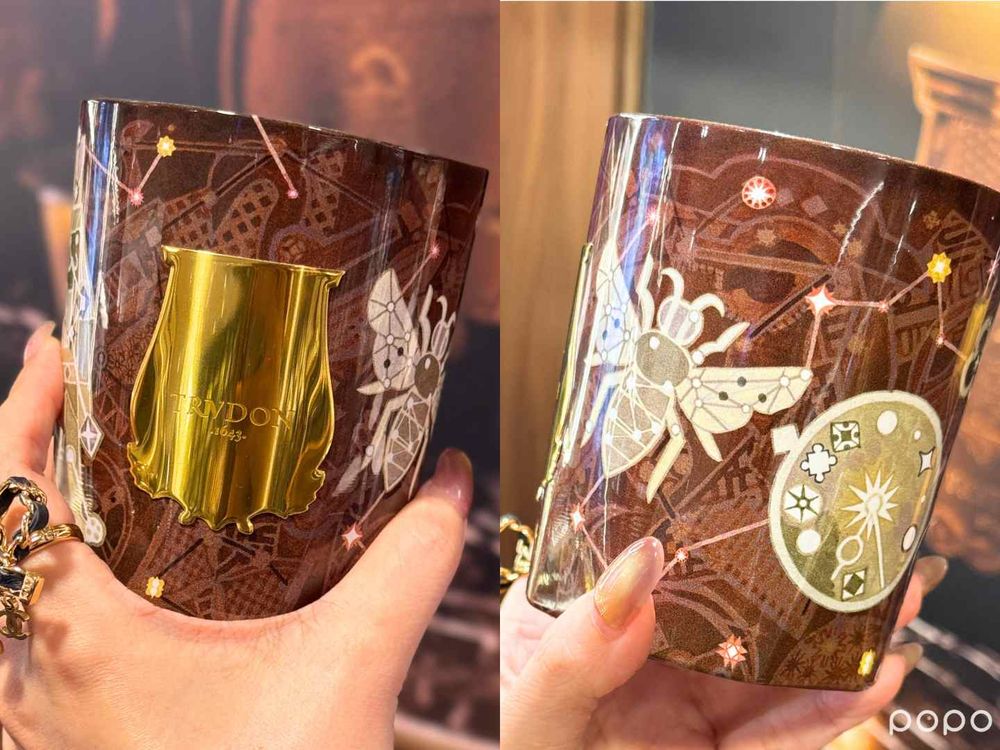  高級又柔軟的聖誕香氣降臨！TRUDON「星界系列」收藏級手繪香氛燭杯，冷杉、肉桂香草、熱紅酒香，節慶氣氛拉滿！-5