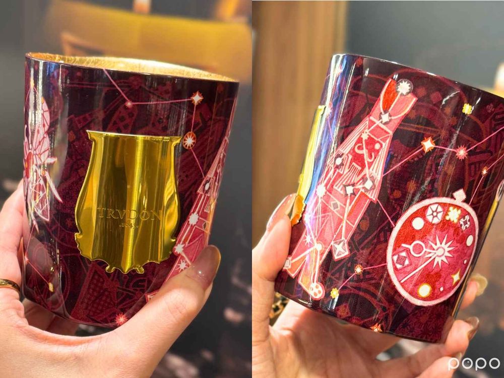  高級又柔軟的聖誕香氣降臨！TRUDON「星界系列」收藏級手繪香氛燭杯，冷杉、肉桂香草、熱紅酒香，節慶氣氛拉滿！-8