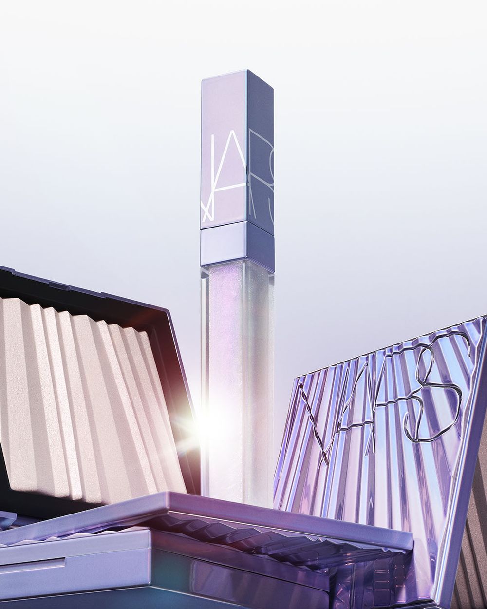 最夢幻高訂聖誕彩妝！NARS「星漾幻境系列」限量月光小白餅、四色眼影新裝太時髦，韓妞搶翻「星河打亮餅」一刷五官秒立體！-13