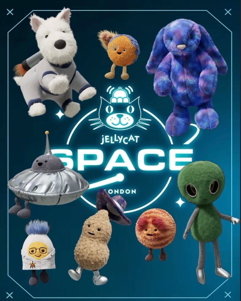 Jellycat太空主題快閃店在首爾！超可愛限定「太空人狗狗、銀河色系兔兔、科學家水煮蛋」全都太想買！-11
