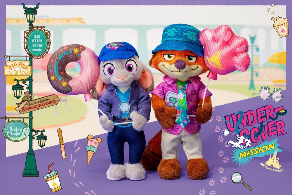 東京迪士尼最新必買周邊！《動物方城市2》胡尼克絨毛玩偶、茱蒂帽子、甜甜圈吊飾這天可愛開賣！-3