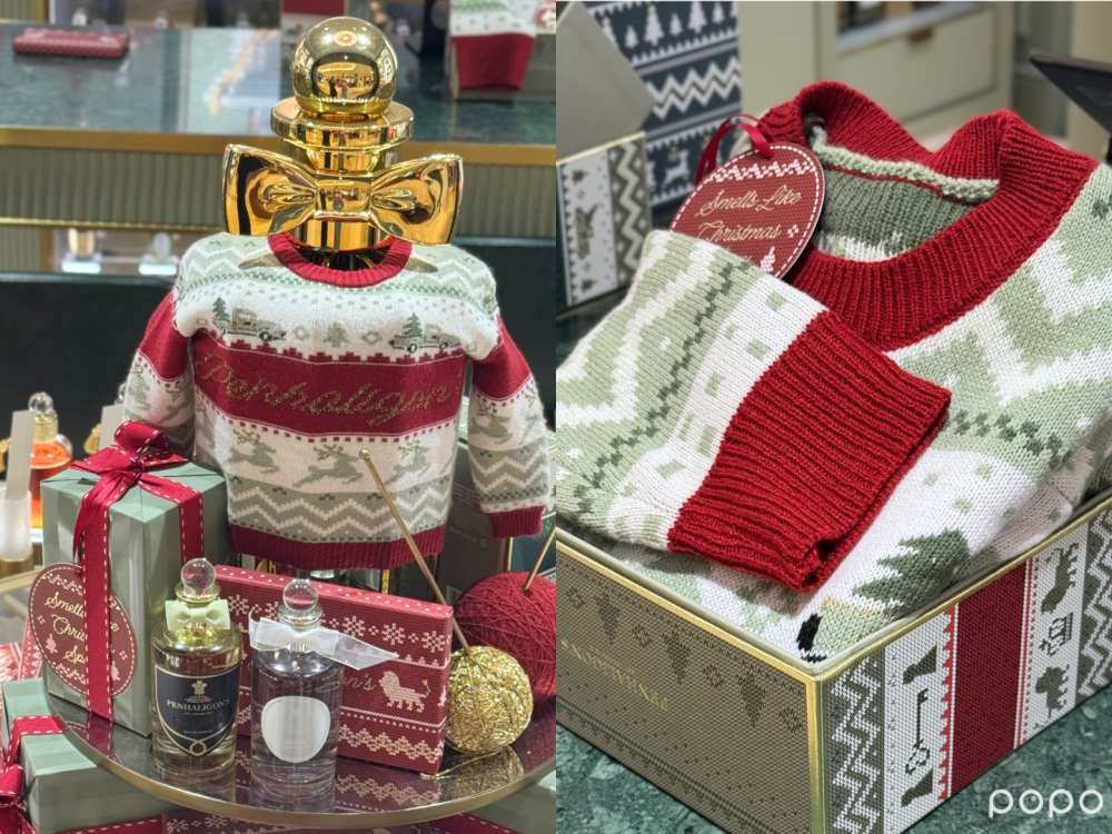 潘海利根「夢幻毛衣」聖誕主題！2025倒數月曆穿上針織衫，LUNA淡香水、黑玫瑰淡香精、錫蘭紅茶香氛蠟燭...全在裡面！-2