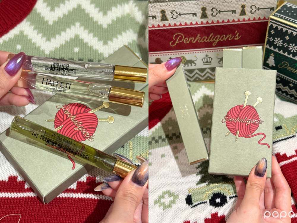 潘海利根「夢幻毛衣」聖誕主題！2025倒數月曆穿上針織衫，LUNA淡香水、黑玫瑰淡香精、錫蘭紅茶香氛蠟燭...全在裡面！-12