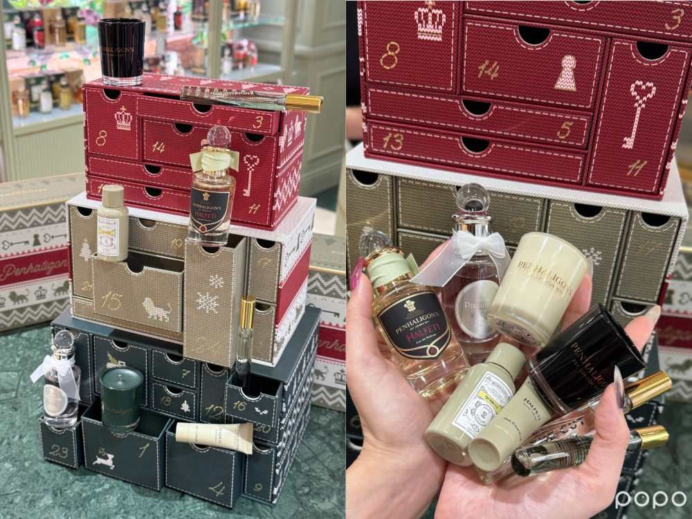 潘海利根「夢幻毛衣」聖誕主題！2025倒數月曆穿上針織衫，LUNA淡香水、黑玫瑰淡香精、錫蘭紅茶香氛蠟燭...全在裡面！-6