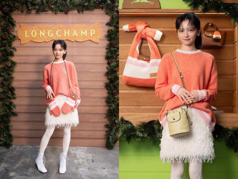 Longchamp又來逼人發瘋！最新「針織綁帶包、麂皮瑪莉珍鞋」預計成為今年必搶爆款！-4