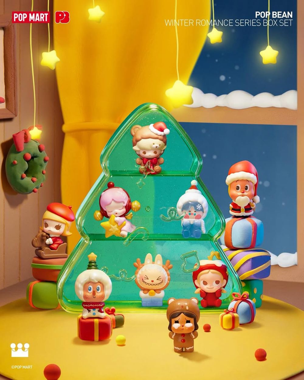 2025聖誕節限定泡泡瑪特必買新品推薦！「聖誕樹星星人公仔、麋鹿LABUBU小萌粒」全都Q翻！-2