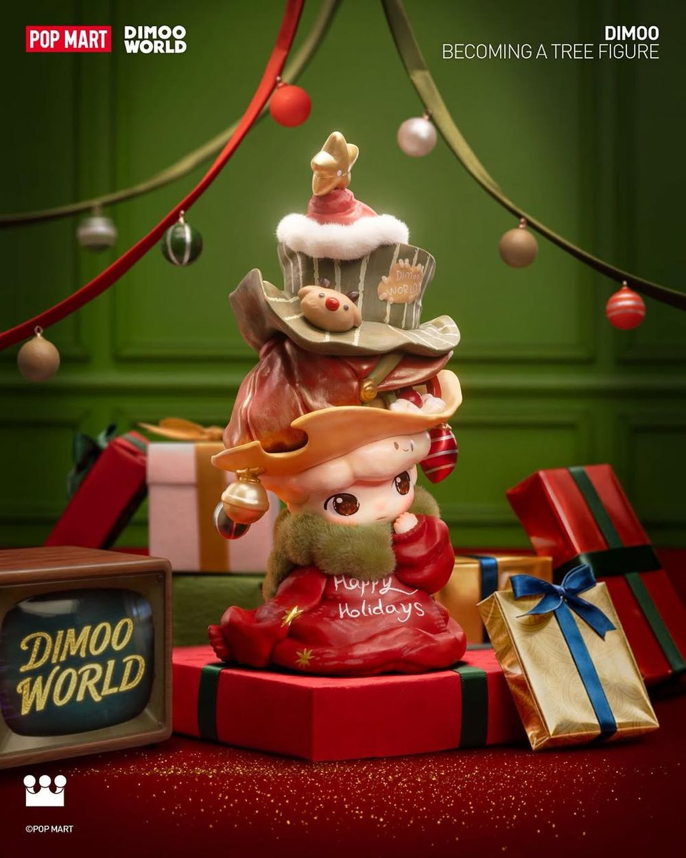 2025聖誕節限定泡泡瑪特必買新品推薦！「聖誕樹星星人公仔、麋鹿LABUBU小萌粒」全都Q翻！-7