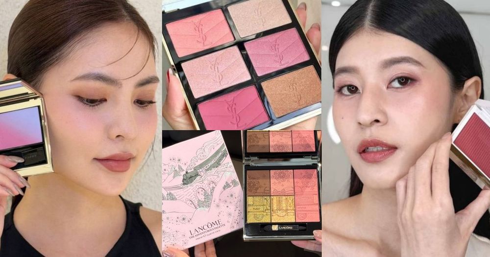 8款年末桃花必備腮紅推薦！RMK、蘭蔻、YSL都推聖誕萬用頰彩盤，迪奧、香奈兒精品腮紅也太美！-1