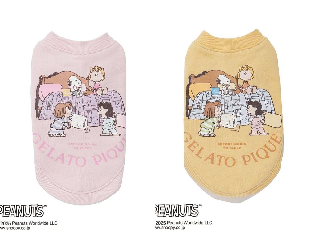 毛孩家長秒開錢包！gelato pique史努比聯名「寵物服飾」萌翻天！狗狗披風不買不行！-7