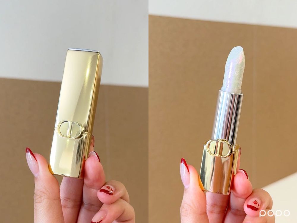 2025聖誕限定打亮推薦！肌膚之鑰、嬌蘭、MAC...，PRADA香蕉潤唇膏帶金閃、迪奧金燦藤格紋外殼太夢幻！-18