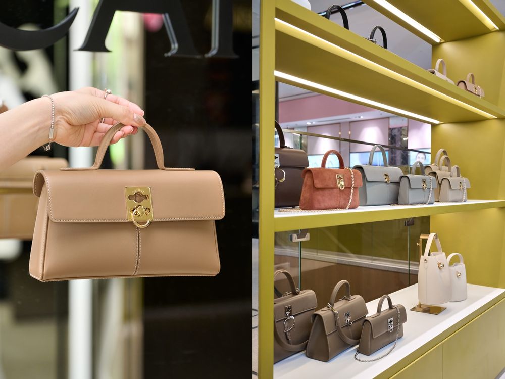 來挑聖誕禮物了！質感女孩愛牌Cafuné上新品「月牙包、護照夾」夢幻登場！快閃店還可手繪英文縮寫！-13