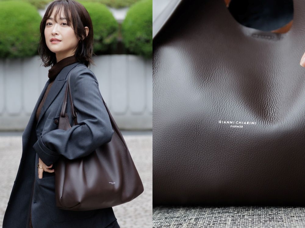 日本通勤小姐姐愛牌！Gianni Chiarini秋冬麂皮包「高智感穿搭」必備！普發一萬買剛好！-1