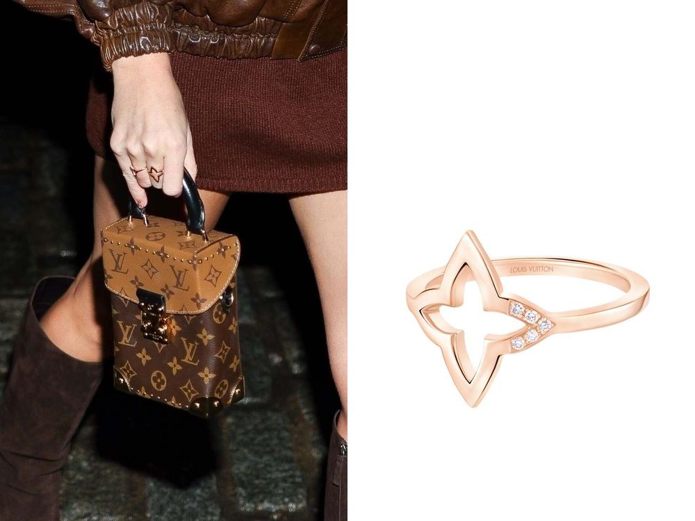 泰勒絲超愛LOUIS VUITTON！私服「盒子包、Tambour腕錶」狂出鏡，連求婚造型都選LV手鐲！-11