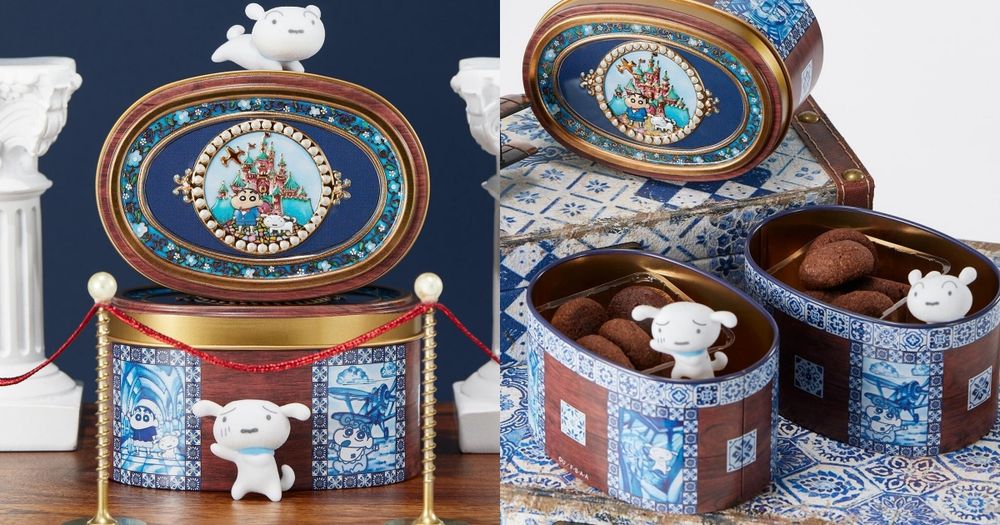 2025東京最新必買伴手禮！超Q「蠟筆小新飛機鐵盒可可餅乾+小白玩偶」日妞都在搶、只有這裡買得到！-1