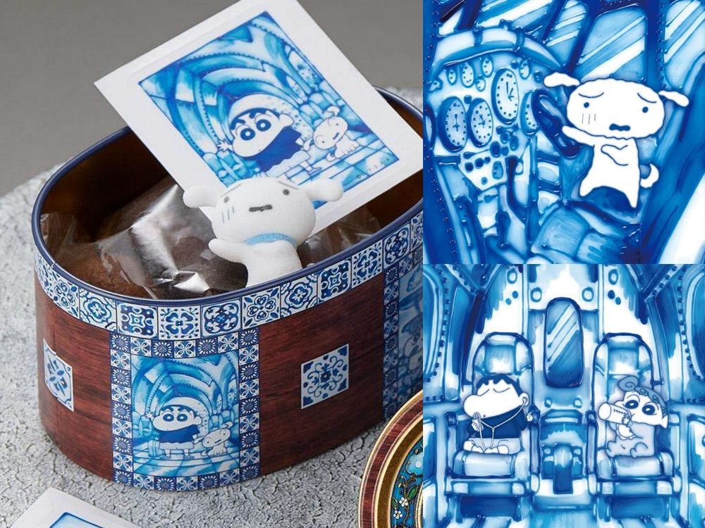 2025東京最新必買伴手禮！超Q「蠟筆小新飛機鐵盒可可餅乾+小白玩偶」日妞都在搶、只有這裡買得到！-9