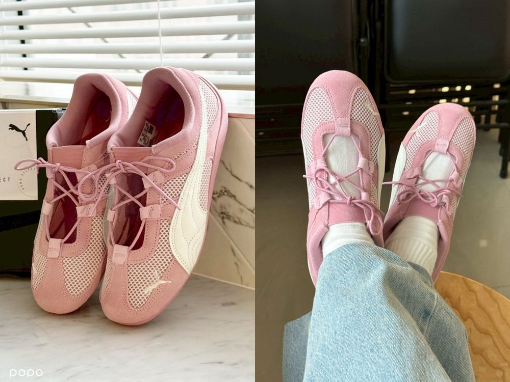 PUMA隱賣款芭蕾鞋出新色！秋冬感「熊寶寶咖、玫瑰粉」官網一上架又搶翻了！-2