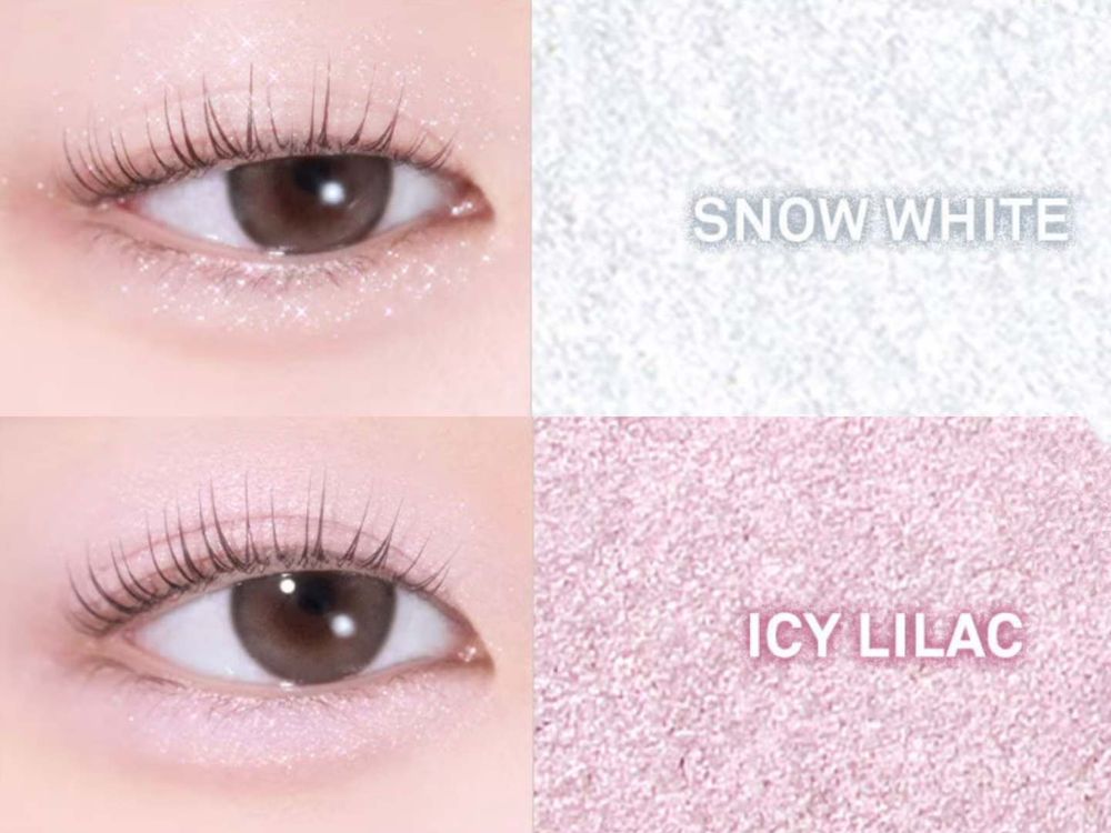 2025韓系聖誕彩妝推薦！hince「冰透唇釉、唇頰膏、粉殼氣墊」換上夢幻雪花包裝，珍珠爆閃眼影一抹眼妝超清透！-6