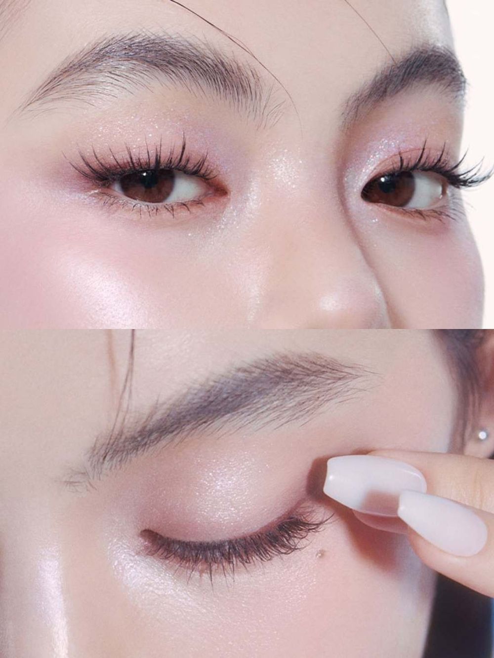 2025韓系聖誕彩妝推薦！hince「冰透唇釉、唇頰膏、粉殼氣墊」換上夢幻雪花包裝，珍珠爆閃眼影一抹眼妝超清透！-10