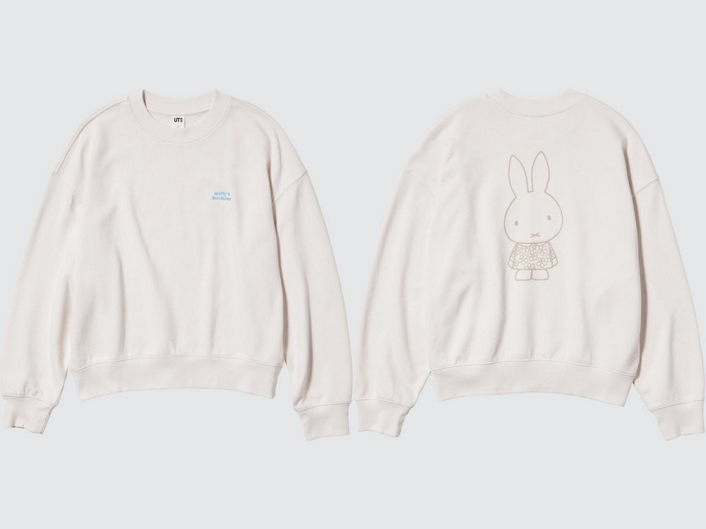 UNIQLO米飛兔Miffy聯名回來了！八款百元「短袖T恤、印花衛衣」粉絲會愛爆、全包也不會破產！-6