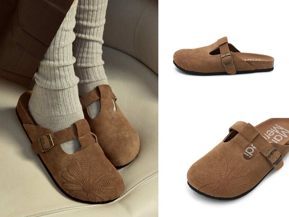 韓妞都瘋了！Mardi Mercredi推出「小雛菊勃肯鞋」T字型扣帶一秒穿出鉛筆腿！-6