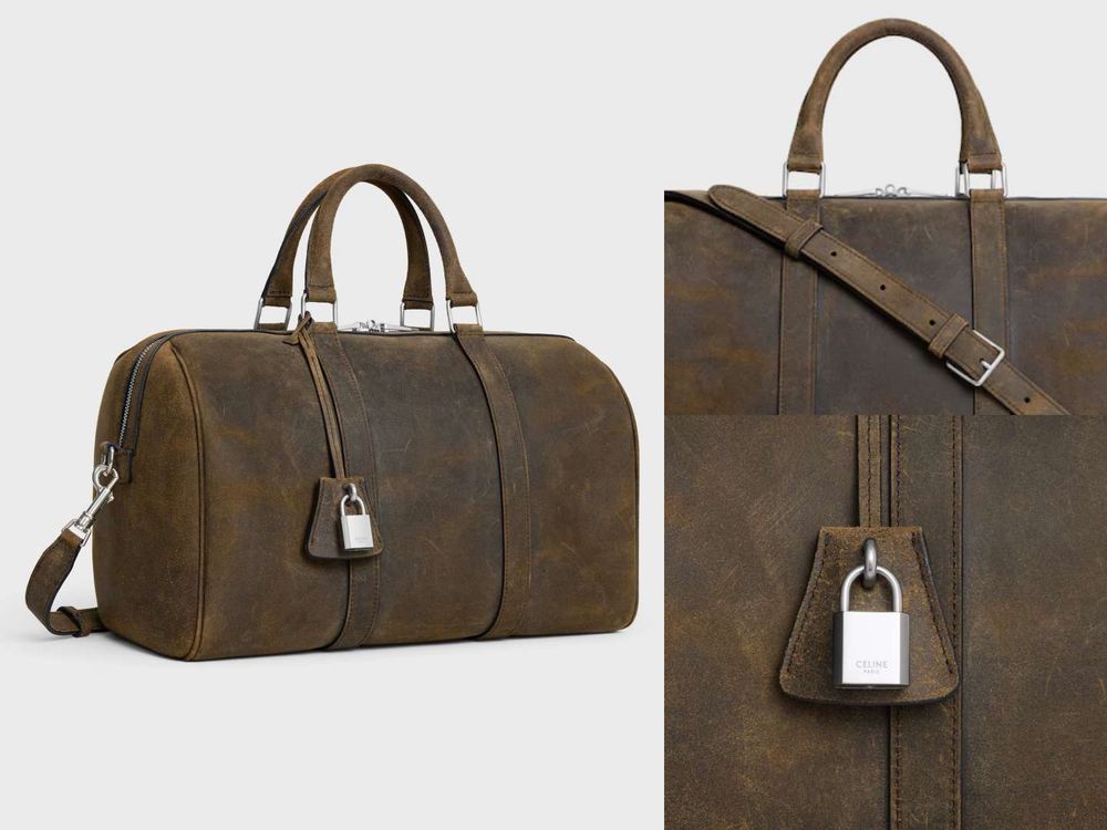 男友出國都揹這咖！泰亨、朴寶劍旅行不離身「CELINE老花波士頓包」低奢感連背影都迷人！-8