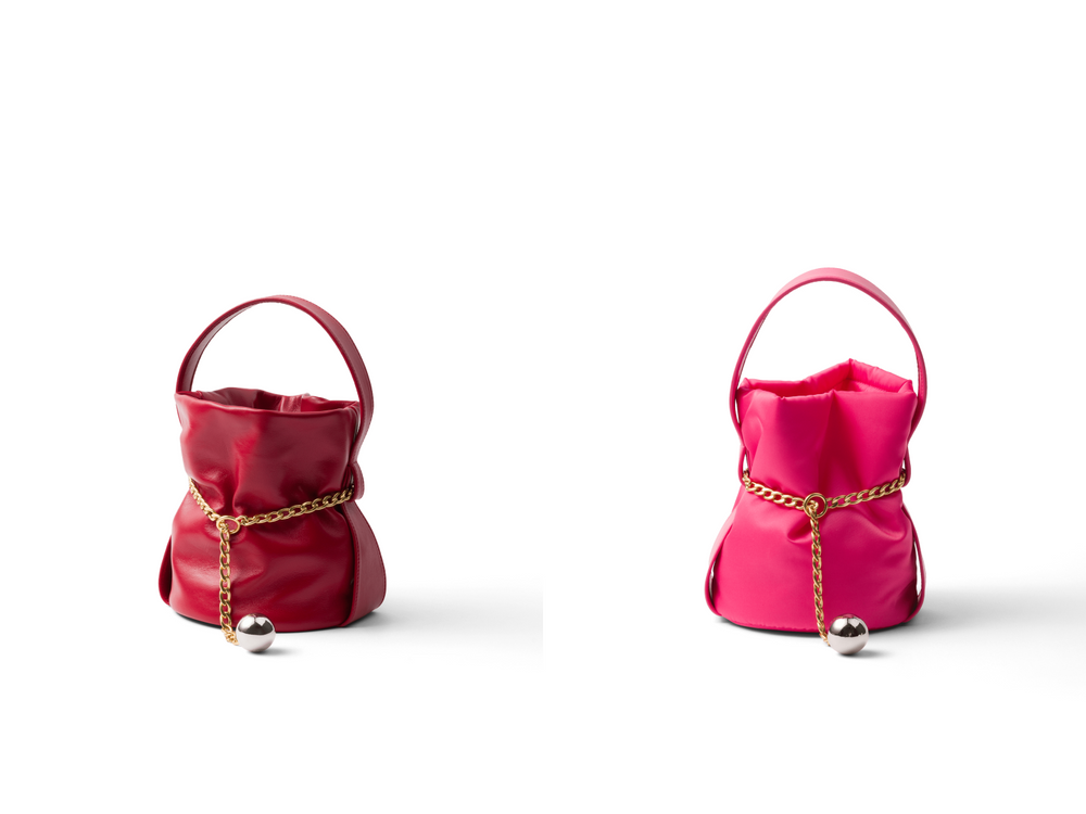 原來Karina大秀戰包就是它！PRADA秋冬全新「銀球水桶包」登場！新一代小包控最愛！-3