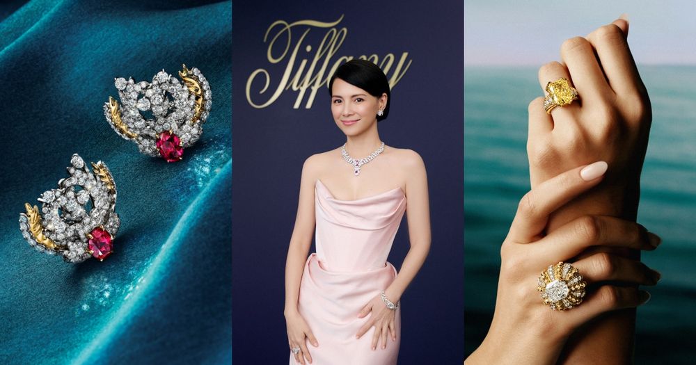  李心潔本人超美！戴近三億珠寶現身Tiffany高級珠寶展、拿麥就問：有沒有看《回魂計》！-13