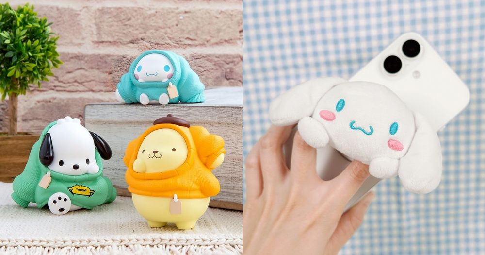 7-11開賣超可愛三麗鷗周邊！「換裝中布丁狗公仔」、帕恰狗懸掛收納袋、手機支架全都想帶回家！-15