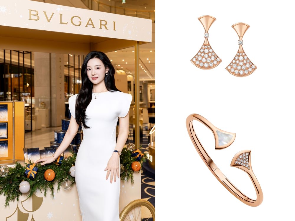 金智媛是「人間鑽石」無誤！現身寶格麗活動美到在發光！同款「小扇子項鍊」值得一生收！-2