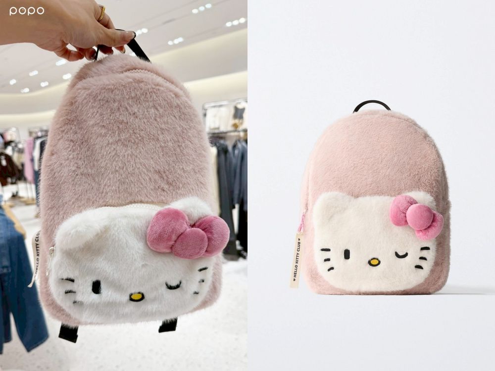 ZARA竟然偷偷上架「Kitty聯名系列」超可愛！毛帽、雪靴、衛衣...忍不住想結帳！-5