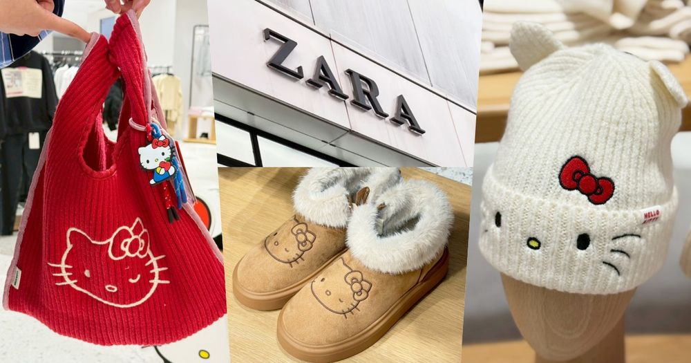 ZARA竟然偷偷上架「Kitty聯名系列」超可愛！毛帽、雪靴、衛衣...忍不住想結帳！-1