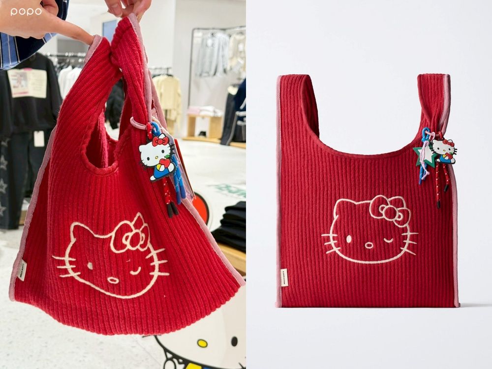 ZARA竟然偷偷上架「Kitty聯名系列」超可愛！毛帽、雪靴、衛衣...忍不住想結帳！-8