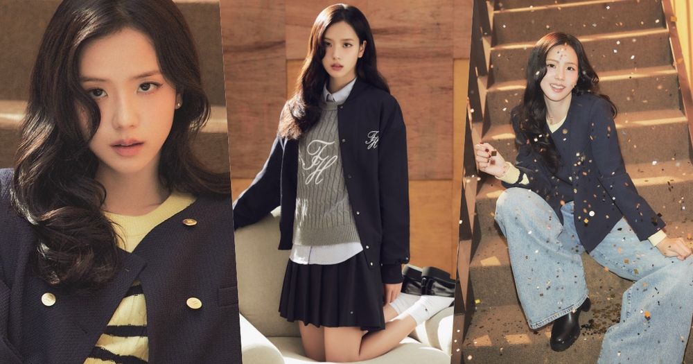 誰看了都愛上她！Jisoo冬天約會這樣穿！假日學院風根本TOMMY穿搭之神！-1
