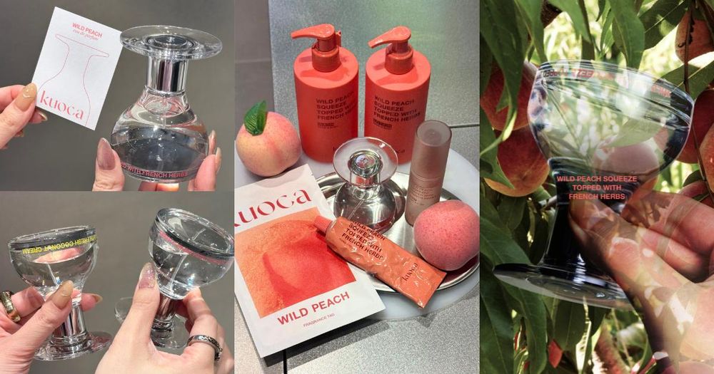韓國聖水洞爆紅香氛kuoca首款全新香水系列上市！「鮮甜野桃、葡萄柚布蕾、咖啡」化作淡香精，香水瓶變酒杯、細節太可愛！-1