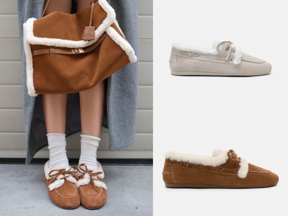 普發一萬剛好入手！PEDRO秋冬「麂皮毛絨系列」太療癒！毛毛拖鞋、肩背包全都想收！-5
