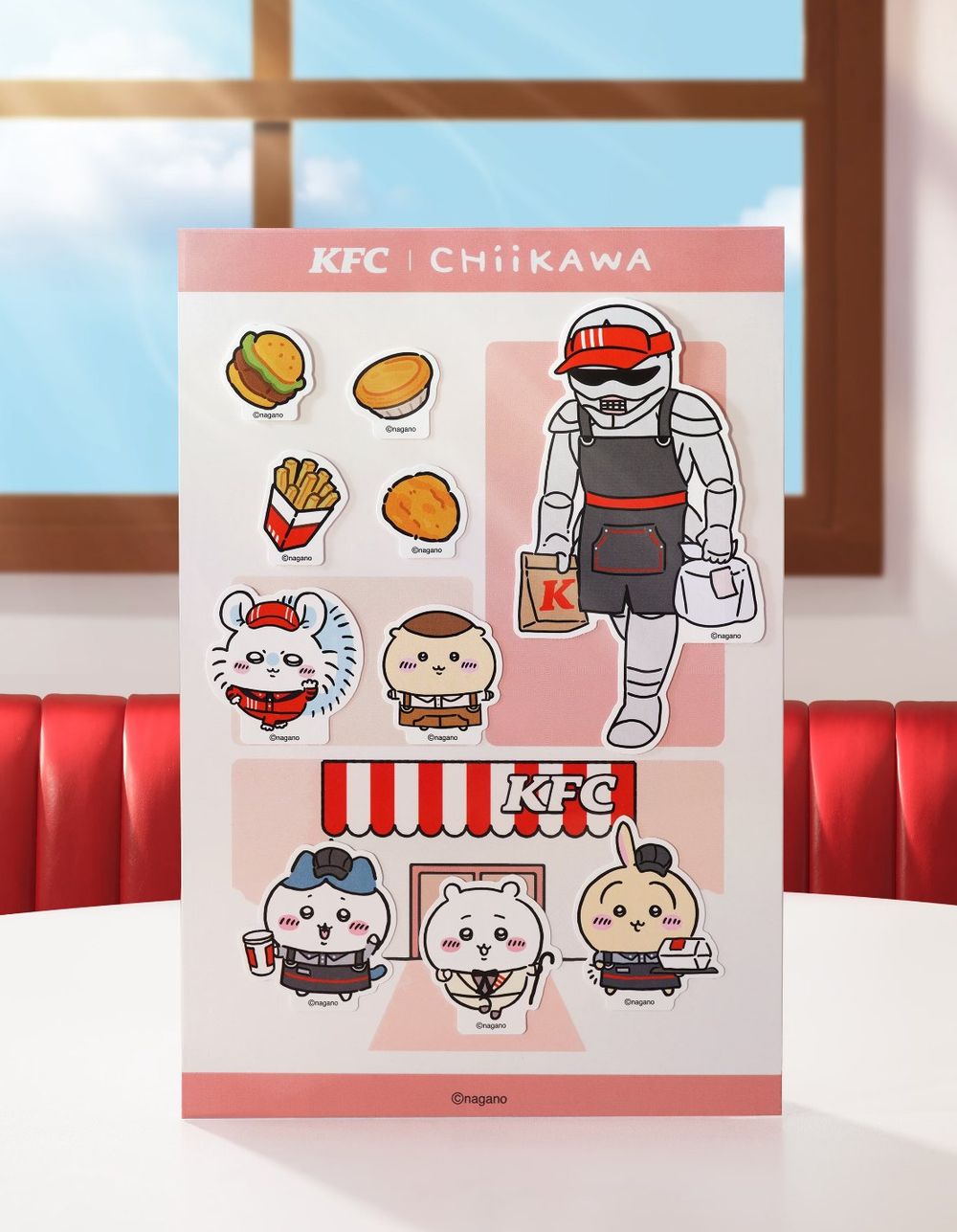 肯德基跟吉伊卡哇聯名了！限定炸雞桶&飲料杯可愛到捨不得丟、還有超萌「店員烏薩奇」吊飾要買！-4