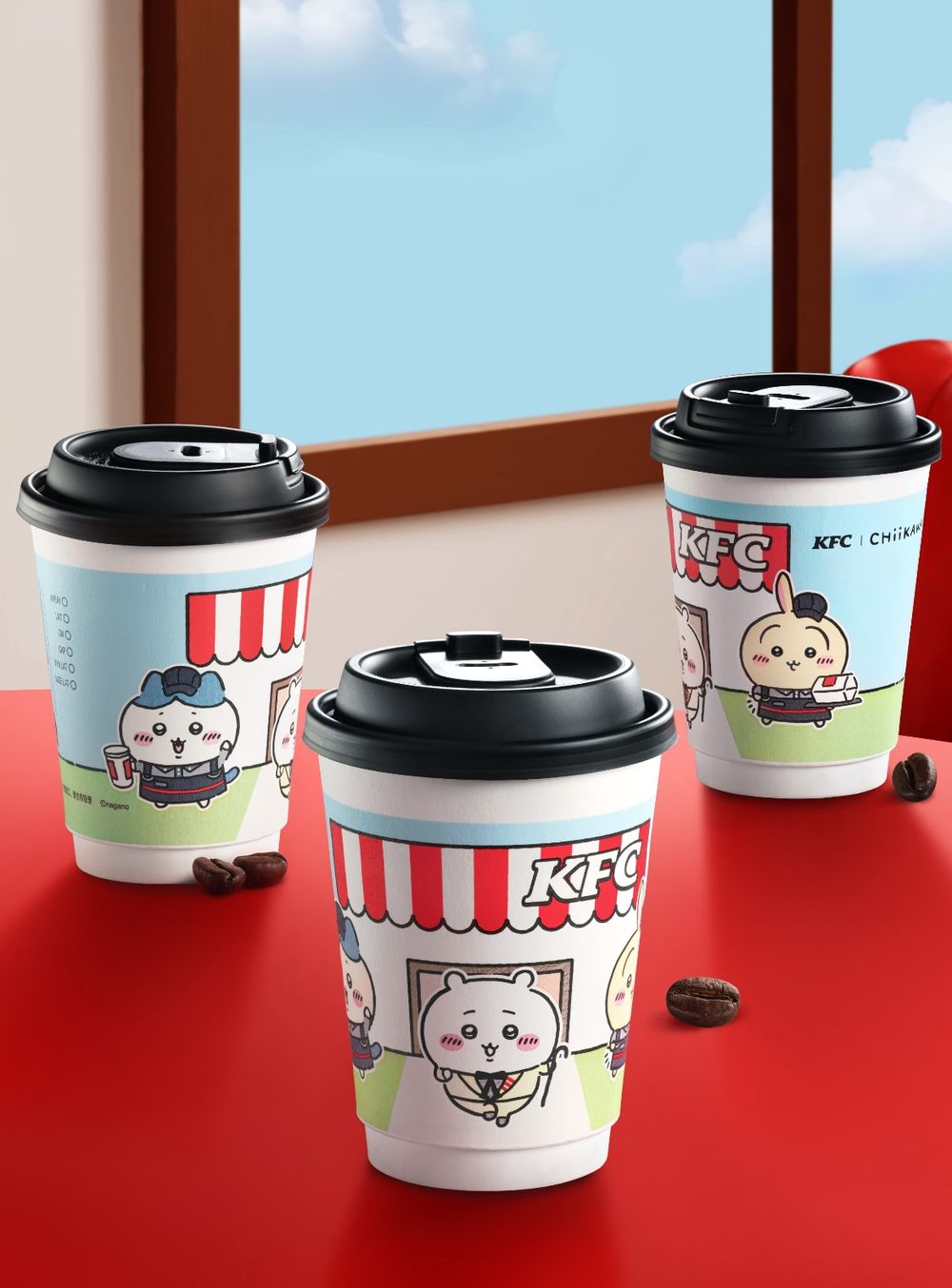 肯德基跟吉伊卡哇聯名了！限定炸雞桶&飲料杯可愛到捨不得丟、還有超萌「店員烏薩奇」吊飾要買！-5