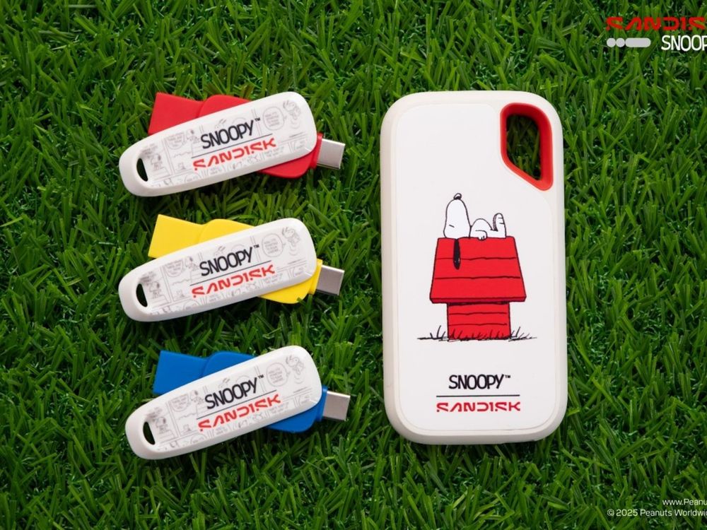 Sandisk推出史努比聯名隨身碟！1TB行動固態硬碟「紅色小屋」圖案太可愛、粉絲得珍藏！-2