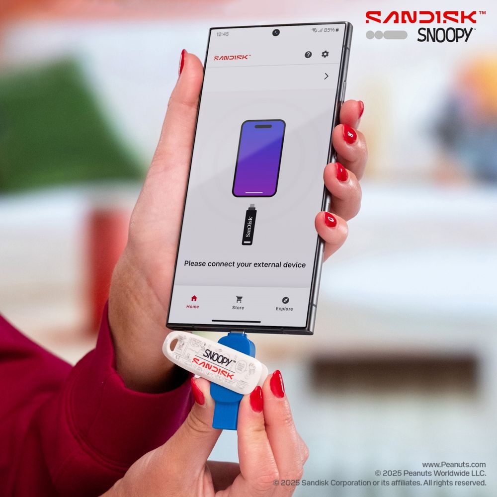 Sandisk推出史努比聯名隨身碟！1TB行動固態硬碟「紅色小屋」圖案太可愛、粉絲得珍藏！-7
