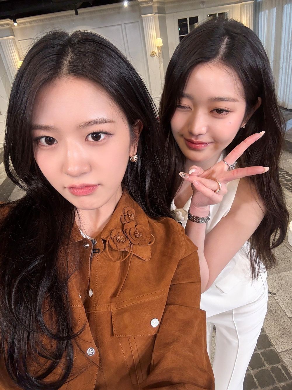 韓網熱議6組女團傳奇雙人組合！Karina、Winter美貌超震撼，安俞真＆張員瑛「雙塔CP」太互補！-12