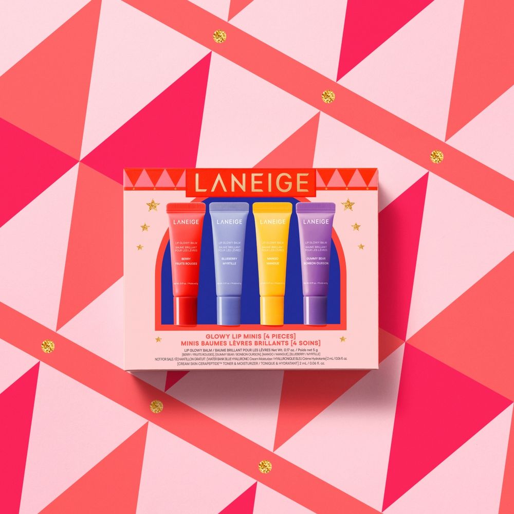 千元內交換禮物首選！蘭芝「夢幻聖誕禮盒」果凍水光潤唇膏、晚安唇膜、水光精華，全變成「彩蛋級迷你禮物」！ -2