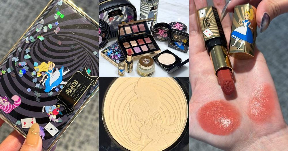 史上最夢幻迪士尼聯名彩妝來了！Bobbi Brown × 愛麗絲夢遊仙境限量系列，金緻緞光唇膏限定色、8色眼影配色美炸！-1