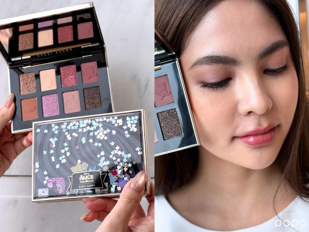 史上最夢幻迪士尼聯名彩妝來了！Bobbi Brown × 愛麗絲夢遊仙境限量系列，金緻緞光唇膏限定色、8色眼影配色美炸！-9