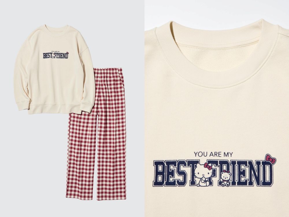 UNIQLO悄悄開賣Kitty聯名！三麗鷗「睡衣、毛毯、襪子」日韓已瘋狂！竟然還有帕恰狗！-7